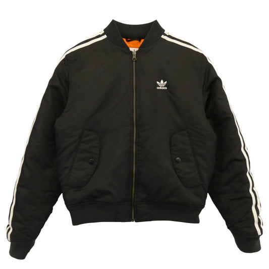 adidas アディダス ED5825 オリジナルス BOMBER PADDED JACKET トレフォイルロゴ ボンバー パデッド ジャケット ブルゾン ブラック系 M【中古】