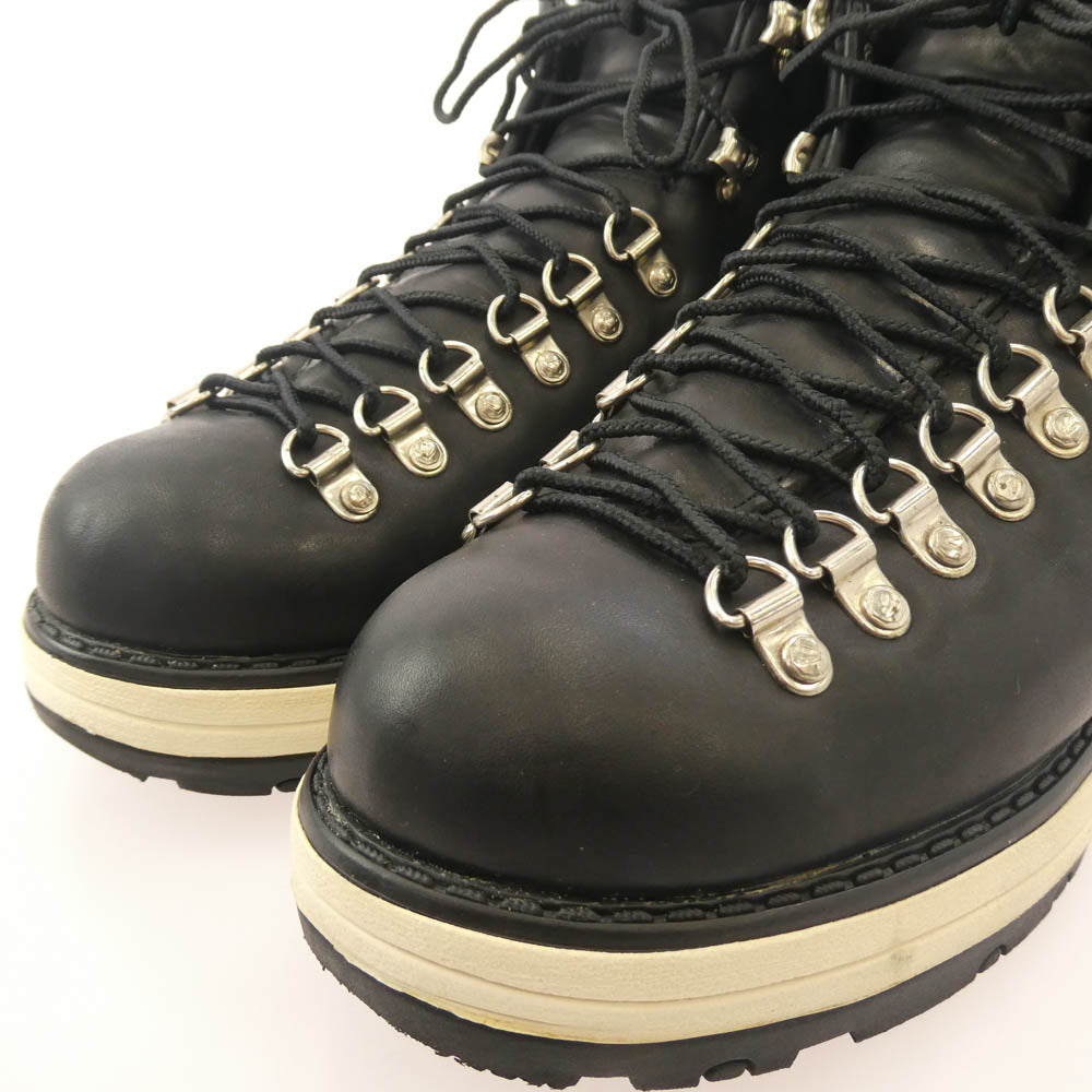 VISVIM ビズビム mastermind JAPAN マスターマインドジャパン SERRA セラ レザー サイドジップ マウンテンブーツ ブラック系 US8【中古】