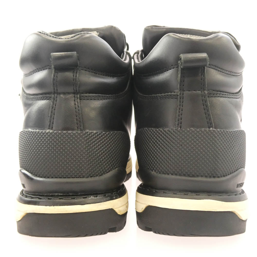 VISVIM ビズビム mastermind JAPAN マスターマインドジャパン SERRA セラ レザー サイドジップ マウンテンブーツ ブラック系 US8【中古】