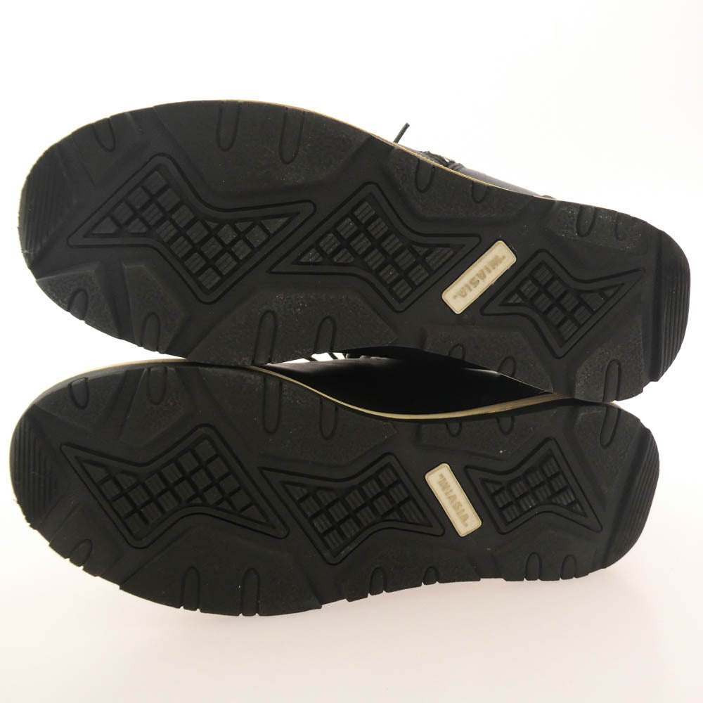 VISVIM ビズビム mastermind JAPAN マスターマインドジャパン SERRA セラ レザー サイドジップ マウンテンブーツ ブラック系 US8【中古】