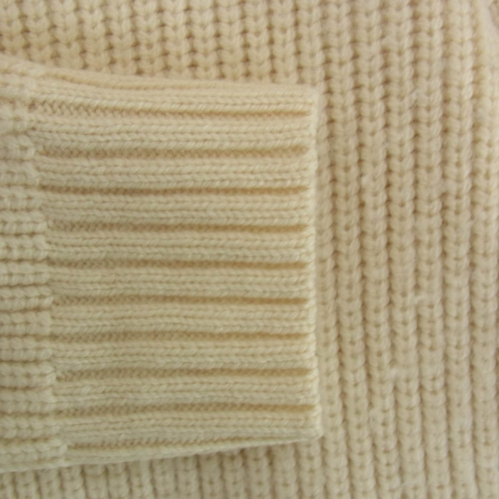 SOPHNET. ソフネット SOPH-189150 × YARMO ヤーモ 英国製 クルーネック セーター ニット オフホワイト系 M【中古】