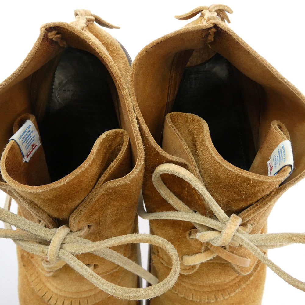 VISVIM ビズビム GRIS MOC MID FOLK グリス スエード チャッカ ブーツ ライトブラウン系 10.5【中古】