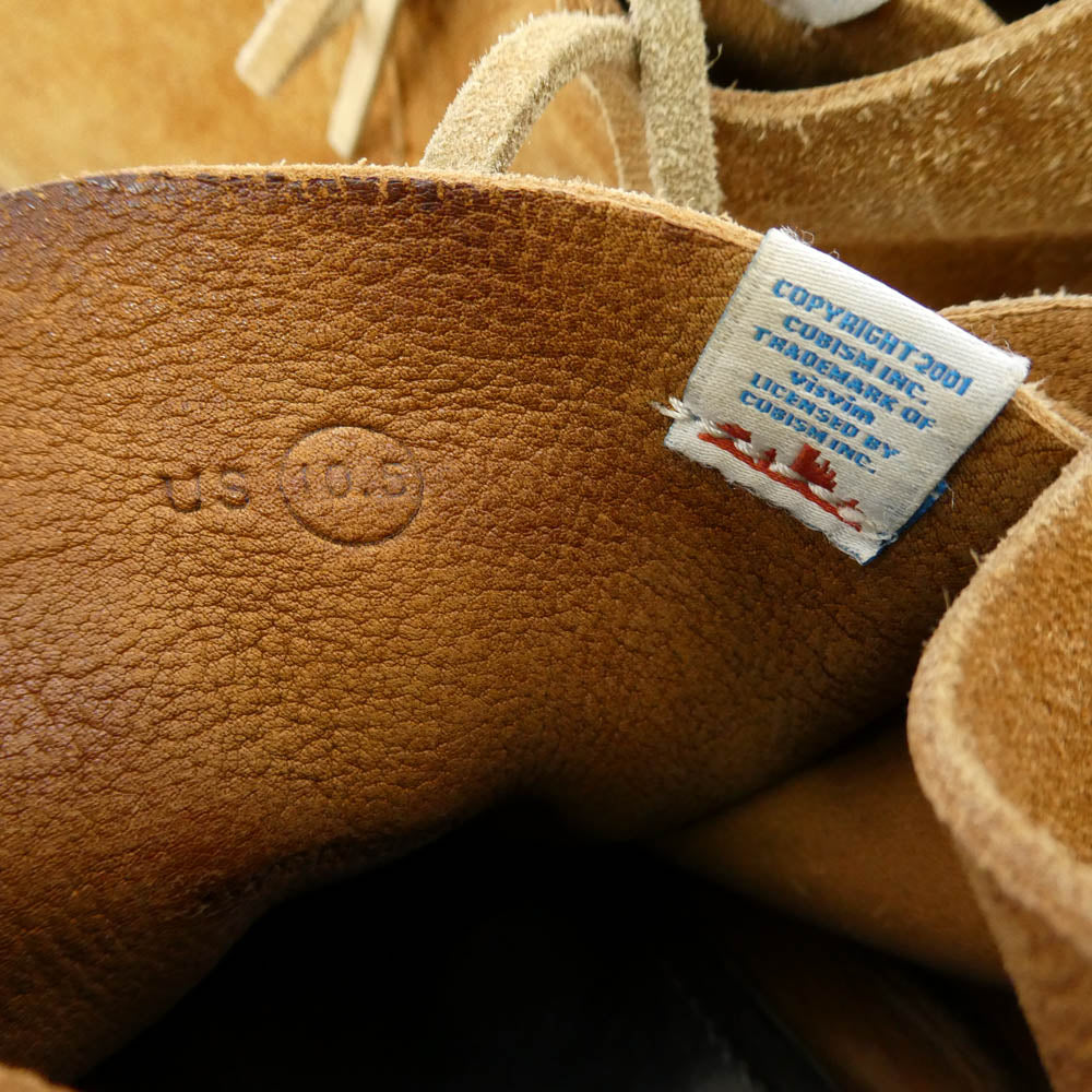 VISVIM ビズビム GRIS MOC MID FOLK グリス スエード チャッカ ブーツ ライトブラウン系 10.5【中古】