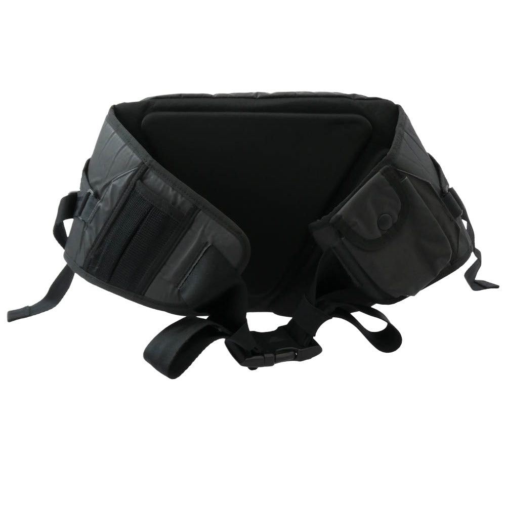 VISVIM ビズビム 初期 HYPATEX LUMBAR 8L ハイパテックス ランバー ウエスト バッグ エレクレザー ブラック系【中古】