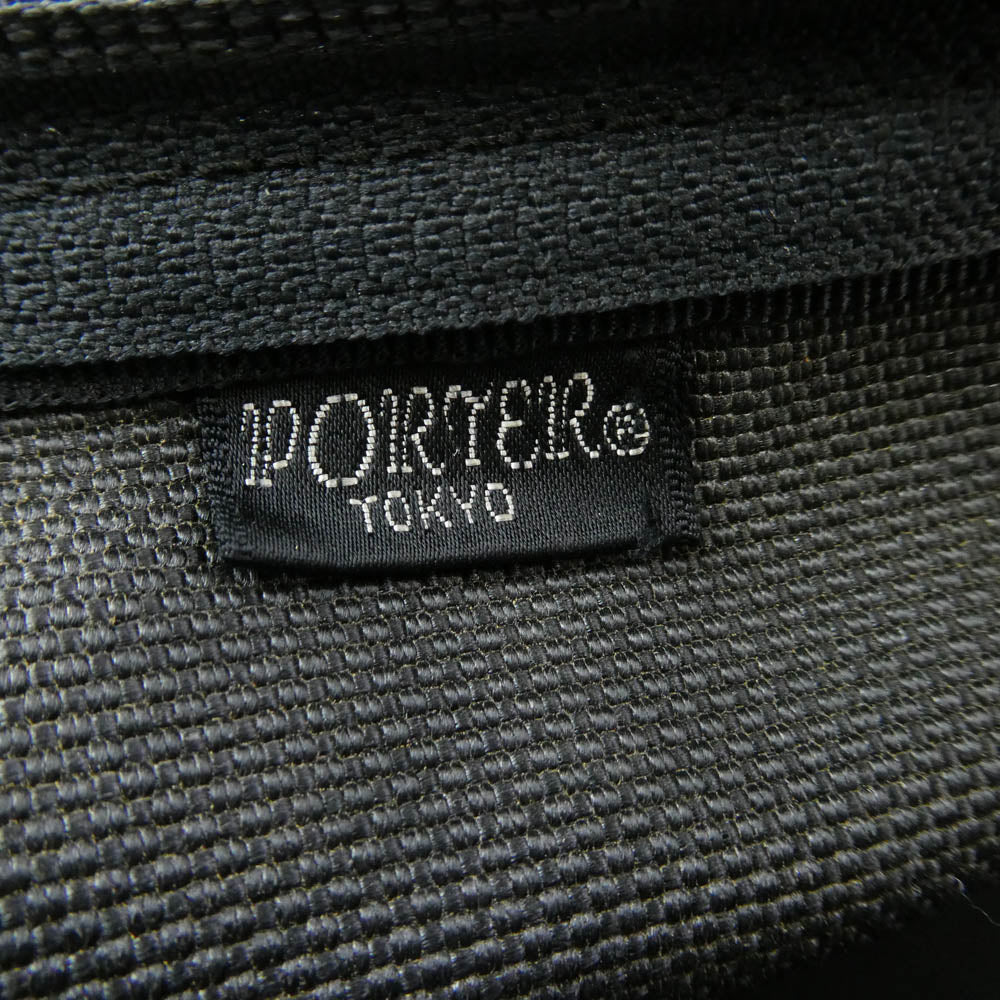 WTAPS ダブルタップス × PORTER ポーター 初期 ウエスト バッグ ブラック系【中古】