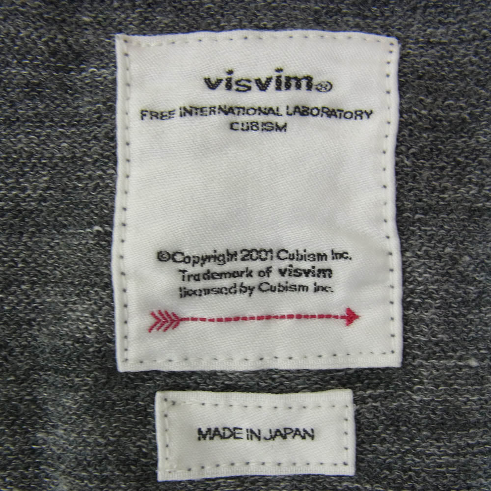 VISVIM ビズビム 22SS 0122105012002 ウール リネン ニット ベスト グレー系 3【中古】