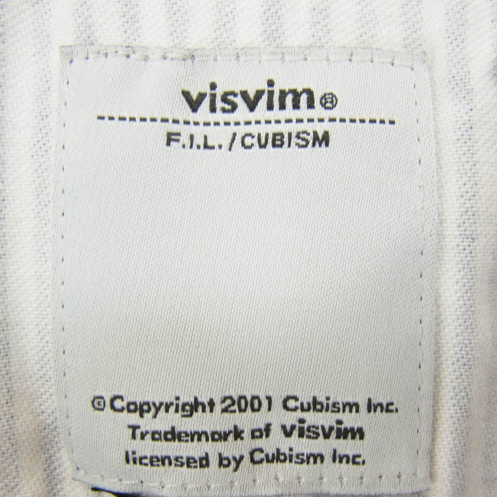 VISVIM ビズビム 17SS 0117105011019 dugout shirts ベースボール シャツ ブルー系 3【中古】