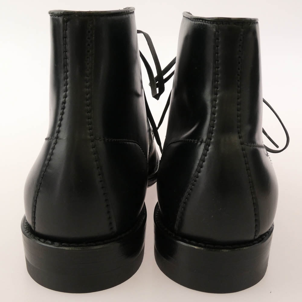 ALDEN オールデン N0801 ref.別注 CORDVAN LACEUP BOOTS コードバン レースアップ ブーツ ブラック系 10D【美品】【中古】