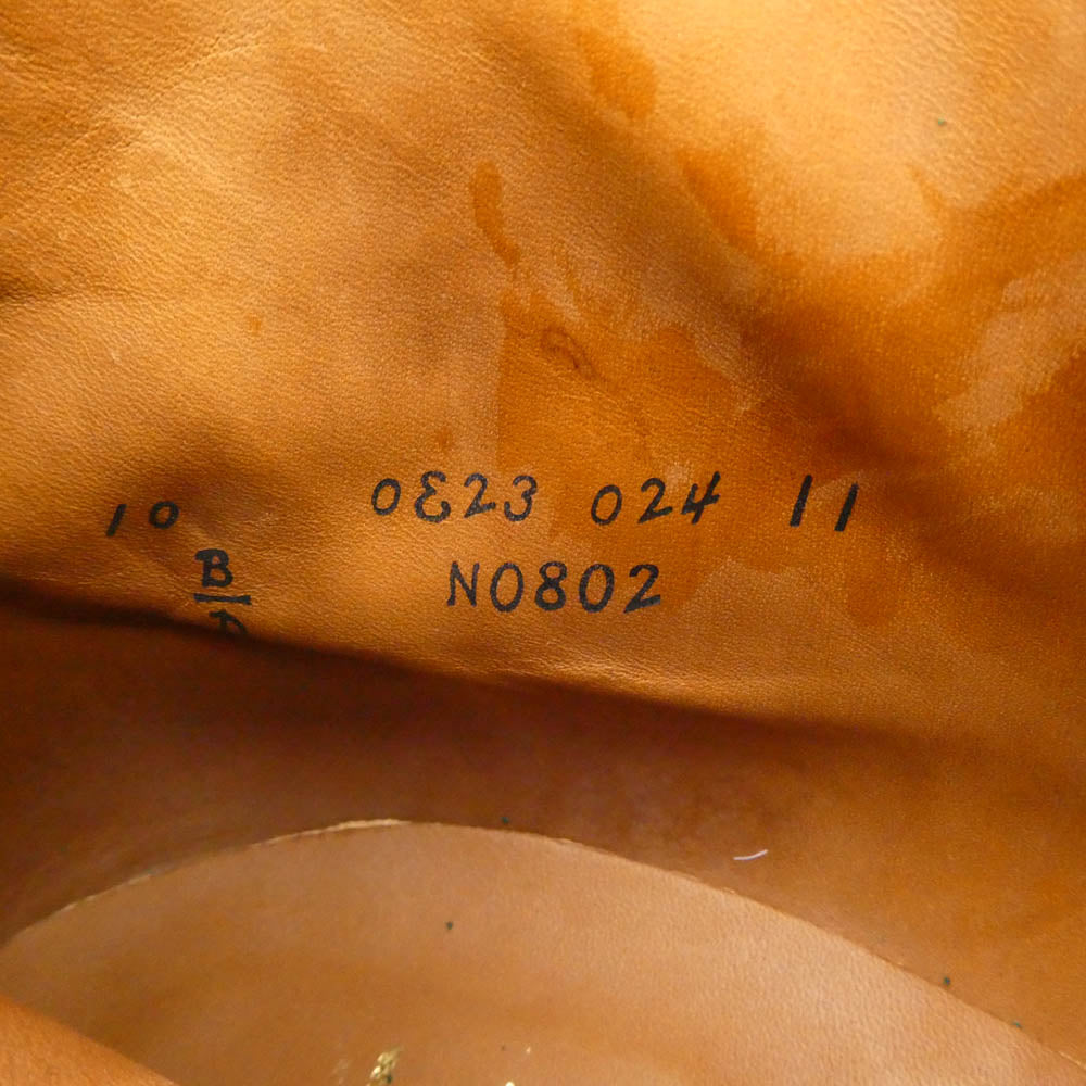 ALDEN オールデン N0801 ref.別注 CORDVAN LACEUP BOOTS コードバン レースアップ ブーツ ブラック系 10D【美品】【中古】