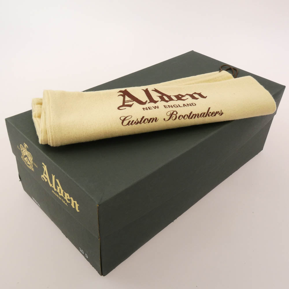 ALDEN オールデン N0801 ref.別注 CORDVAN LACEUP BOOTS コードバン レースアップ ブーツ ブラック系 10D【美品】【中古】