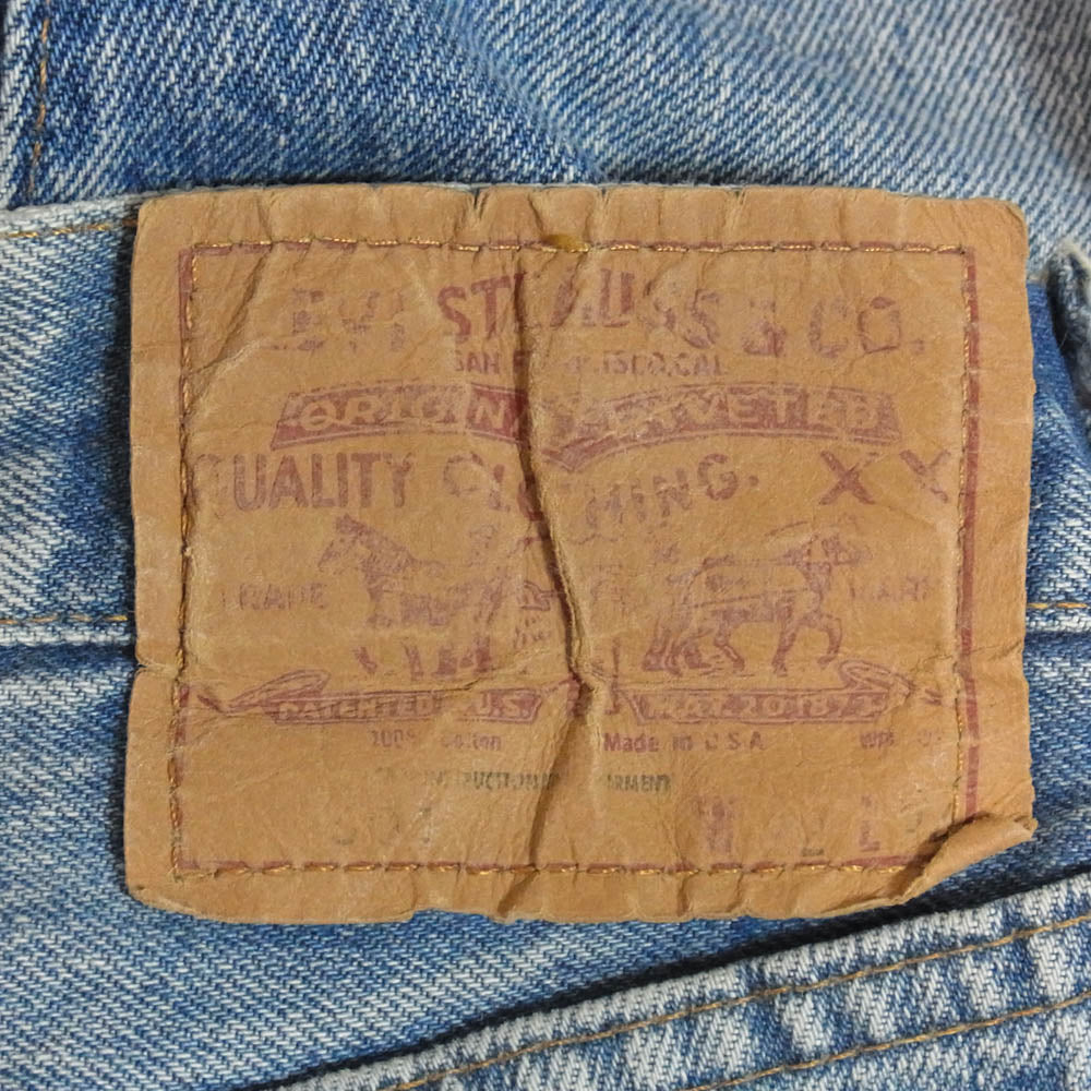 Levi's リーバイス 80s 501 赤耳モデル ボタン裏刻印524 デニム パンツ