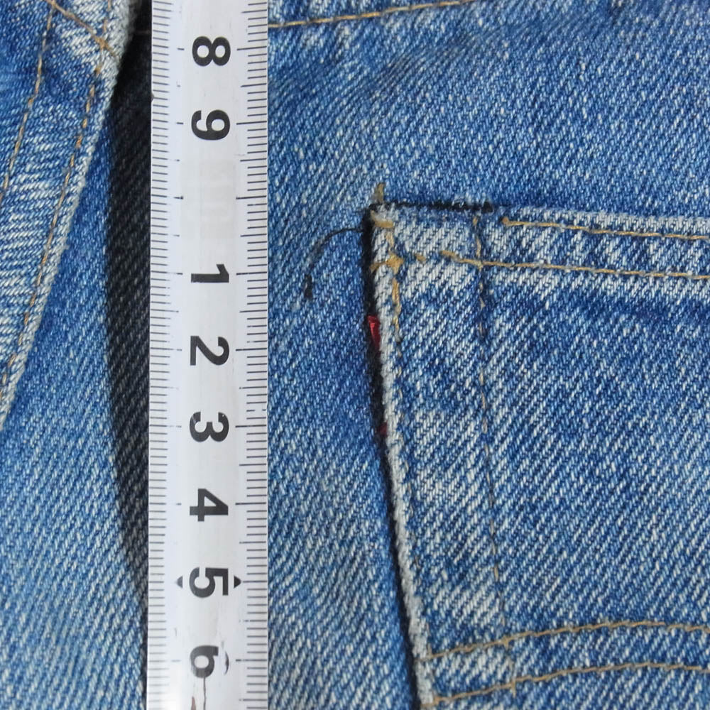 Levi's リーバイス 501 66前期 small e ボタン裏刻印6 デニム パンツ インディゴブルー系 31【中古】