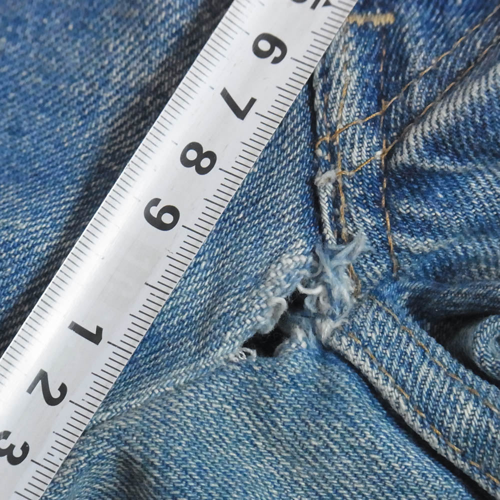 Levi's リーバイス 501 66前期 small e ボタン裏刻印6 デニム パンツ インディゴブルー系 31【中古】