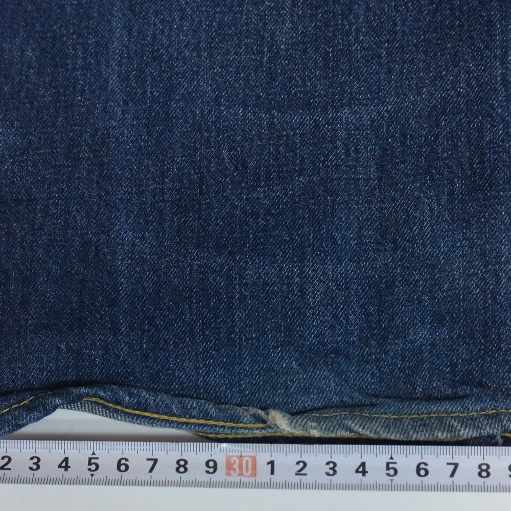 RRL ダブルアールエル 90s USA製 三ツ星タグ シンチバック セルビッチ インディゴブルー系 31【中古】