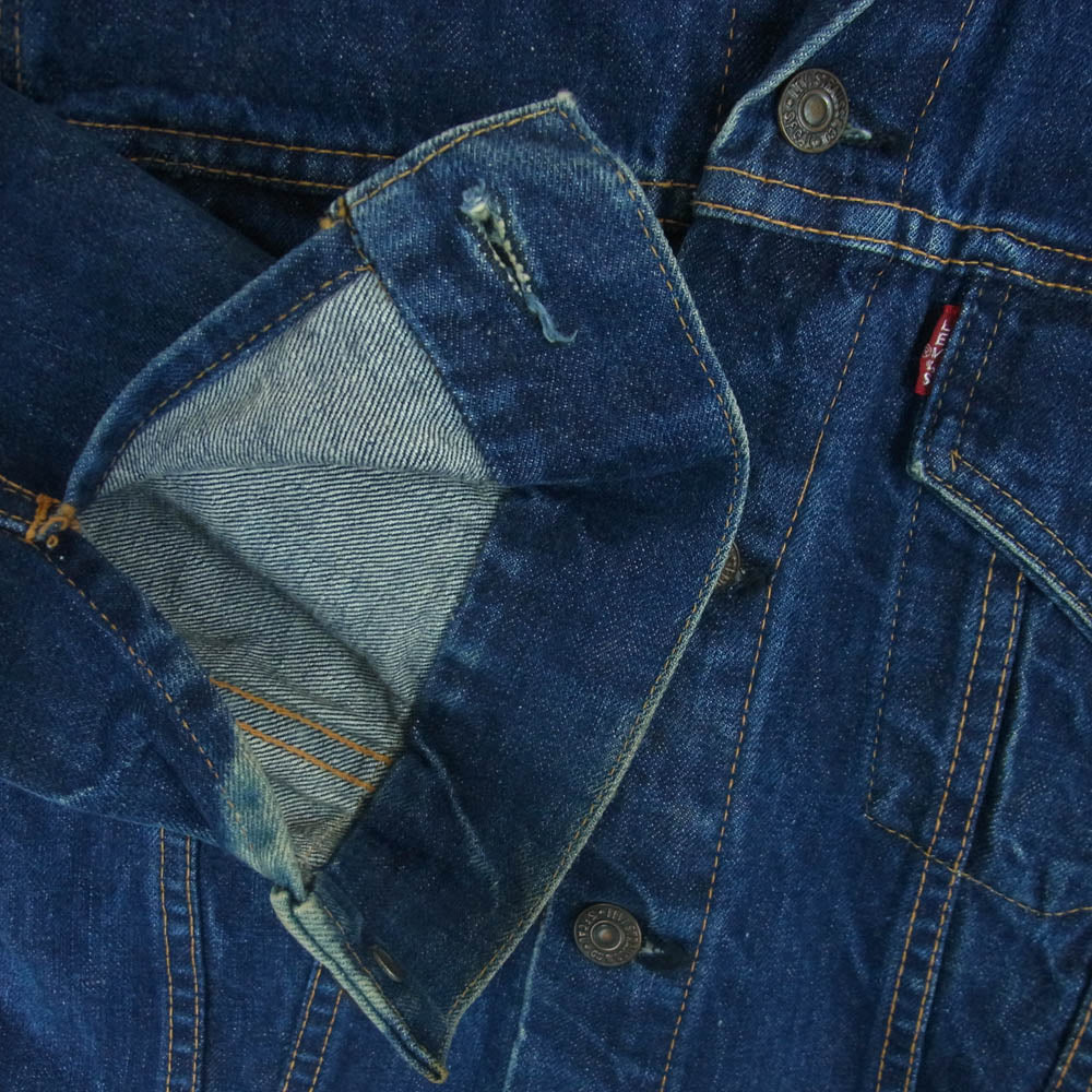 Levi's リーバイス 60s 70s 70505 BIG E ボタン裏刻印526 4th デニム ジャケット インディゴブルー系 サイズ表記なし【中古】