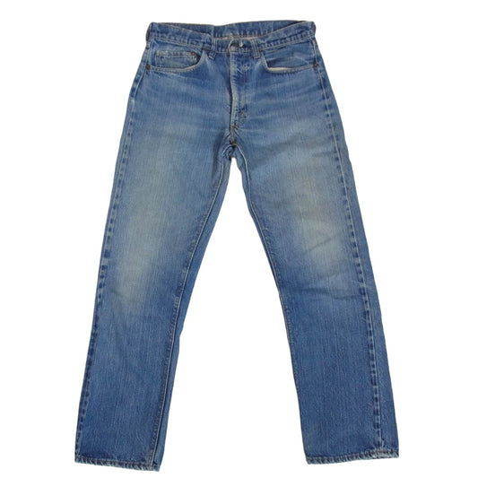 Levi's リーバイス 70s 505 赤耳 66前期 small e TALON42 裏刻印5 デニム パンツ インディゴブルー系 32【中古】
