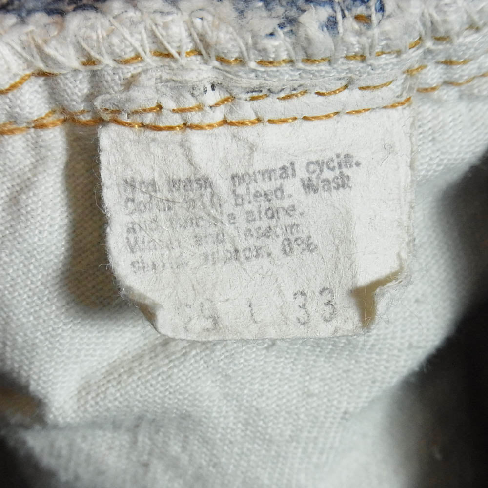 Levi's リーバイス 501 66前期 サークルR ボタン裏刻印6 デニム パンツ インディゴブルー系 29【中古】