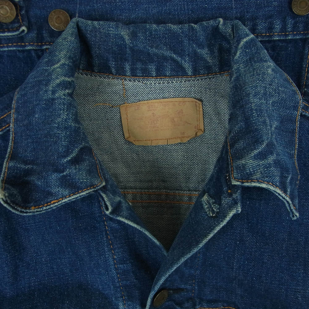 Levi's リーバイス 60s 70s 70505 BIG E ボタン裏刻印526 4th デニム ジャケット インディゴブルー系 サイズ表記なし【中古】