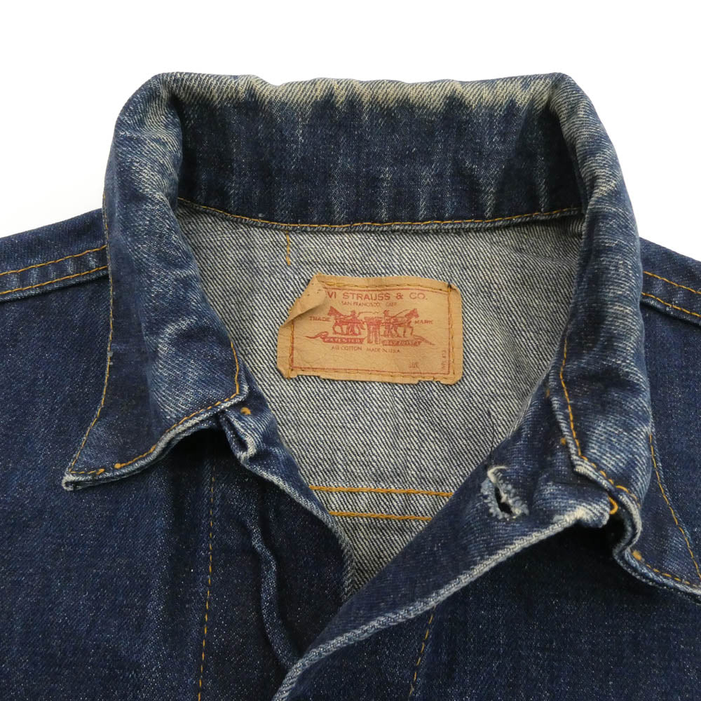 リーバイス 70505 Gジャン ビッグE LEVI'S ボタン裏524 Levi's リーバイス 60s 70s 70505 BIG E ボタン裏刻印524 4th デニム
