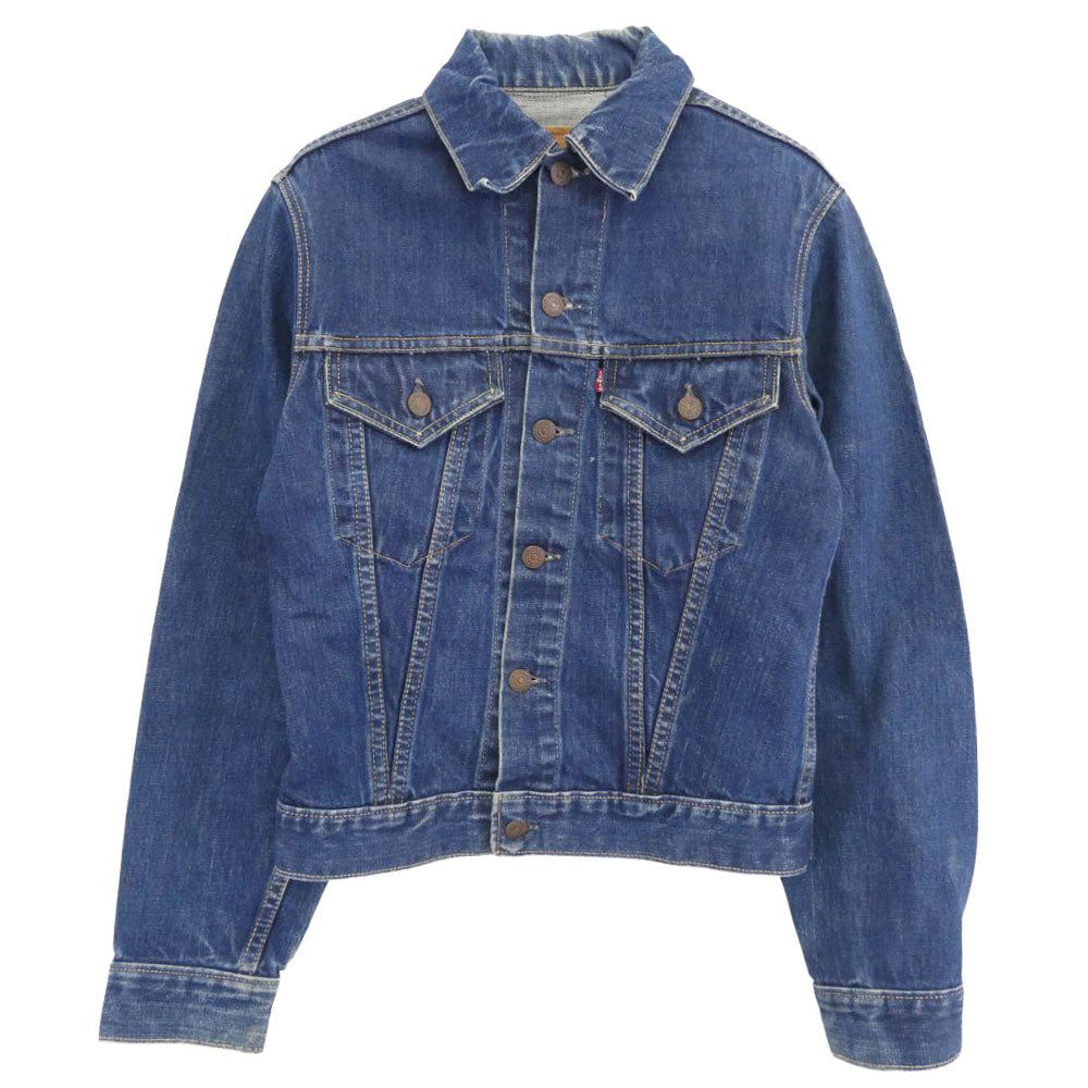 Levi's リーバイス 60s 557 3rd BIG E ギャラ無 ボタン裏刻印D 両面均等V デニム ジャケット SIZE36 36【中古】