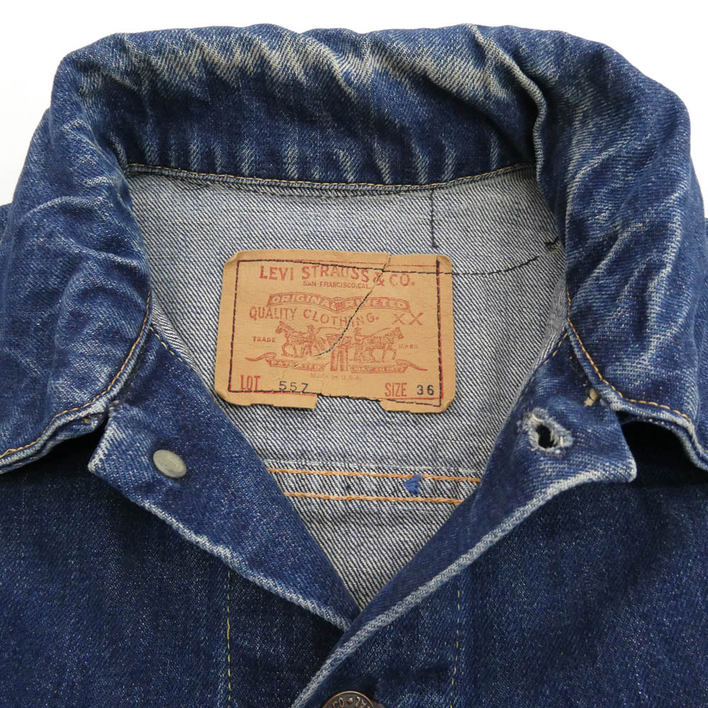 Levi's 60s 557 3rd ボタン裏無刻印 Levi's 60s 557 3rd ボタン裏無刻印 60s 0 3rd リーバイス557（3rd）と