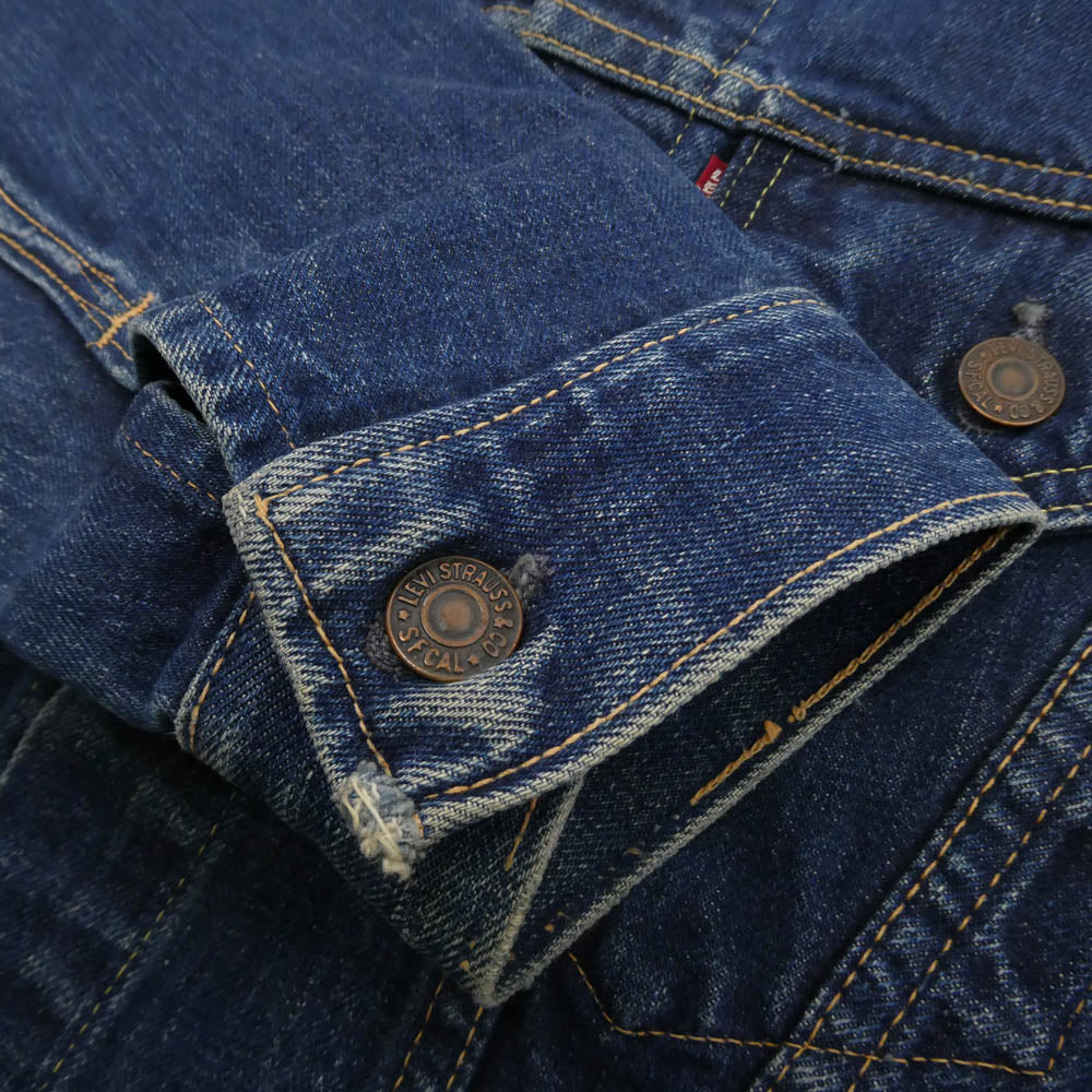 Levi's リーバイス 60s 557 3rd BIG E ギャラ無 ボタン裏刻印D 両面均等V デニム ジャケット SIZE36 36【中古】