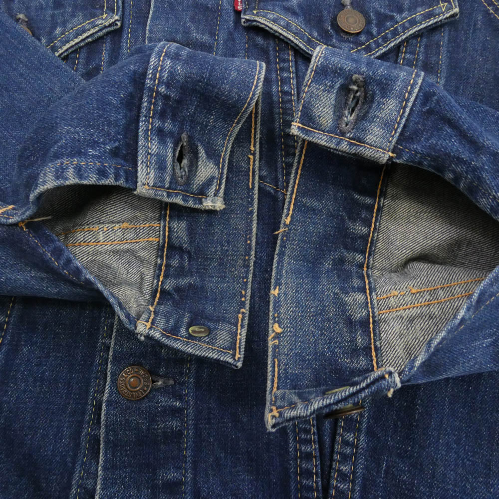 Levi's リーバイス 60s 557 3rd BIG E ギャラ無 ボタン裏刻印D 両面均等V デニム ジャケット SIZE36 36【中古】