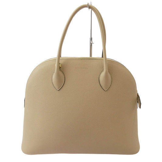 BONAVENTURA ボナベンチュラ エマ バッグ 40 レザー ショルダー ハンド 2WAY バッグ ベージュ系【美品】【中古】