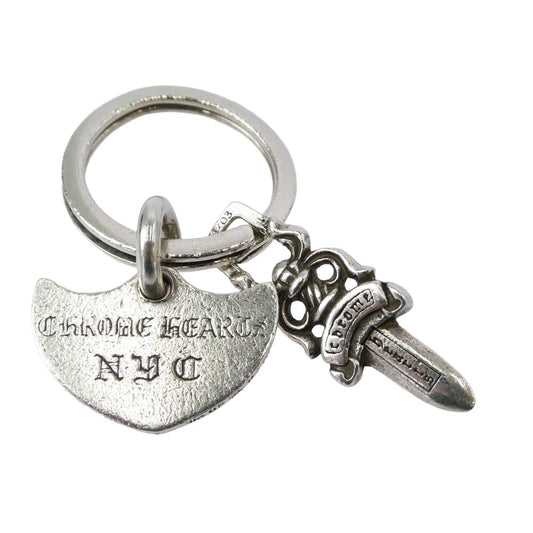 CHROME HEARTS クロムハーツ（原本無） SHIELD&No5 DGGR ニューヨーク限定 シールド#5ダガーキーリング シルバー系【中古】