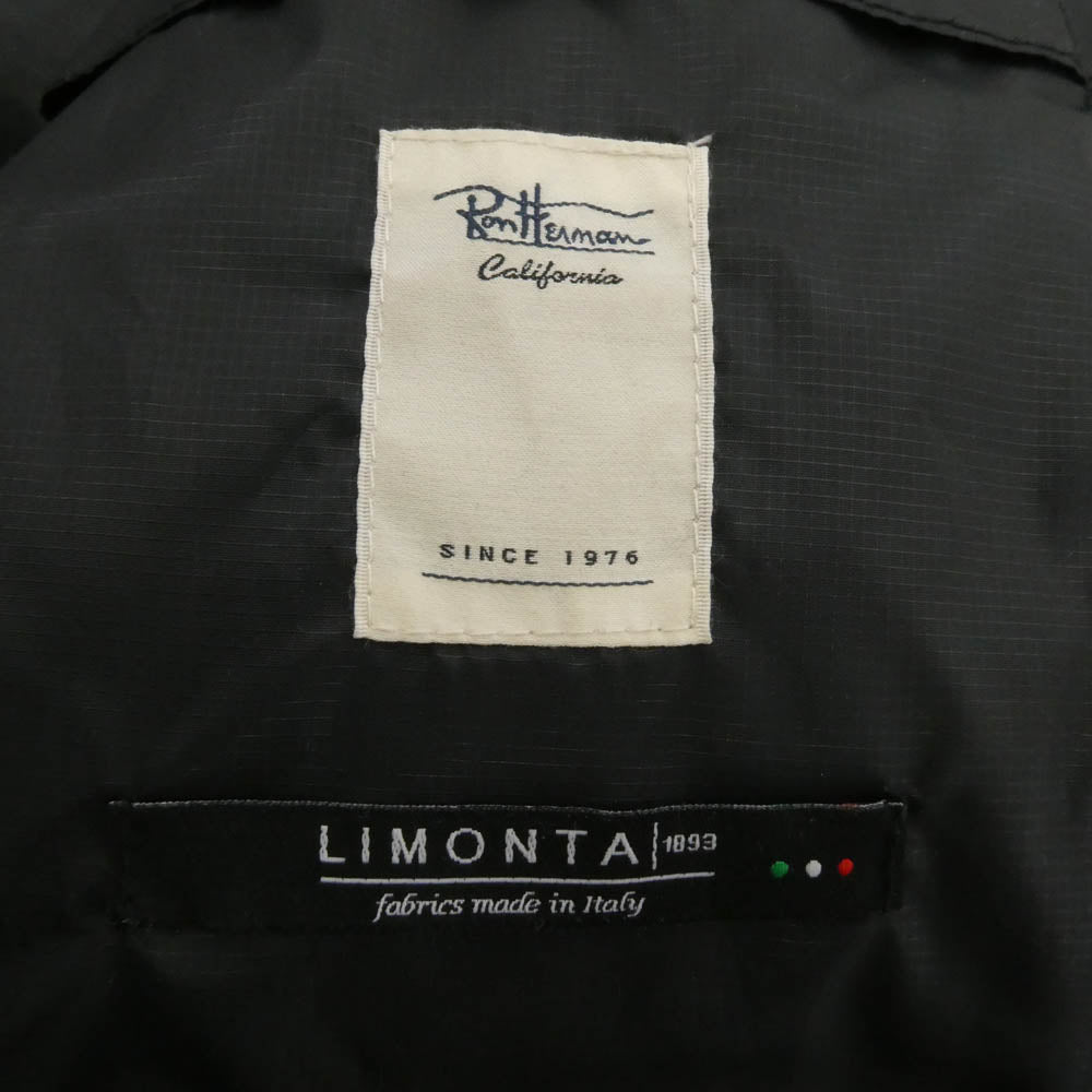 Ron Herman ロンハーマン 21AW 3420400266 California Eco Nylon Down Jacket リモンタ ナイロン ダウンジャケット ブラック系 L【中古】