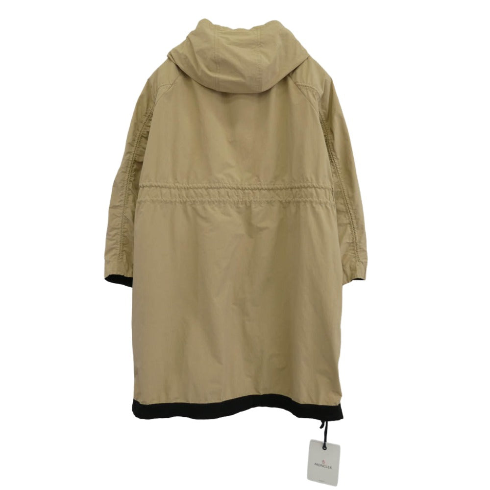 MONCLER モンクレール C10934905605 5499N モンクレールジャパンタグ PIN GIUBBOTTO フーデッド ナイロン ロング スプリング コート ベージュ系 2【中古】
