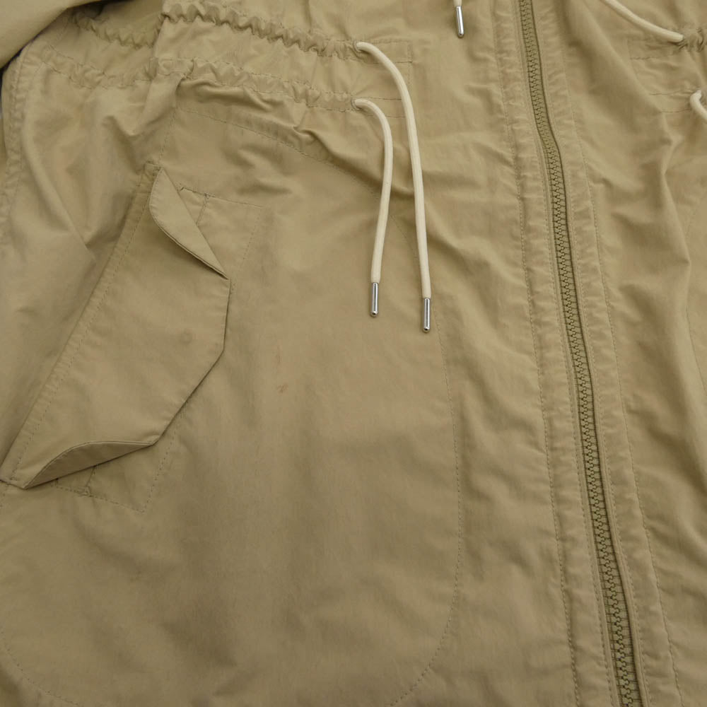 MONCLER モンクレール C10934905605 5499N モンクレールジャパンタグ PIN GIUBBOTTO フーデッド ナイロン ロング スプリング コート ベージュ系 2【中古】