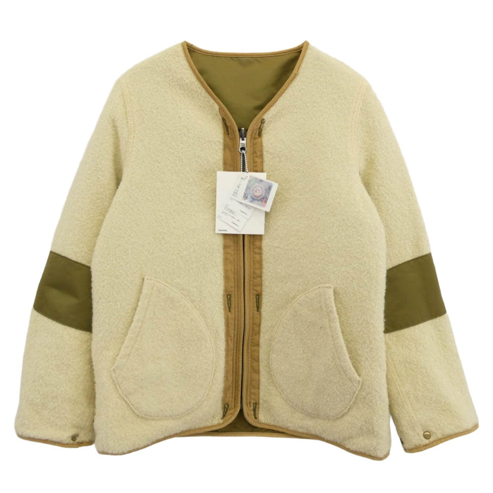 VISVIM ビズビム 15AW 0115205013031 IRIS LINER JKT アイリス リバーシブル ライナージャケット カーキ カーキ系 ベージュ系 2【中古】