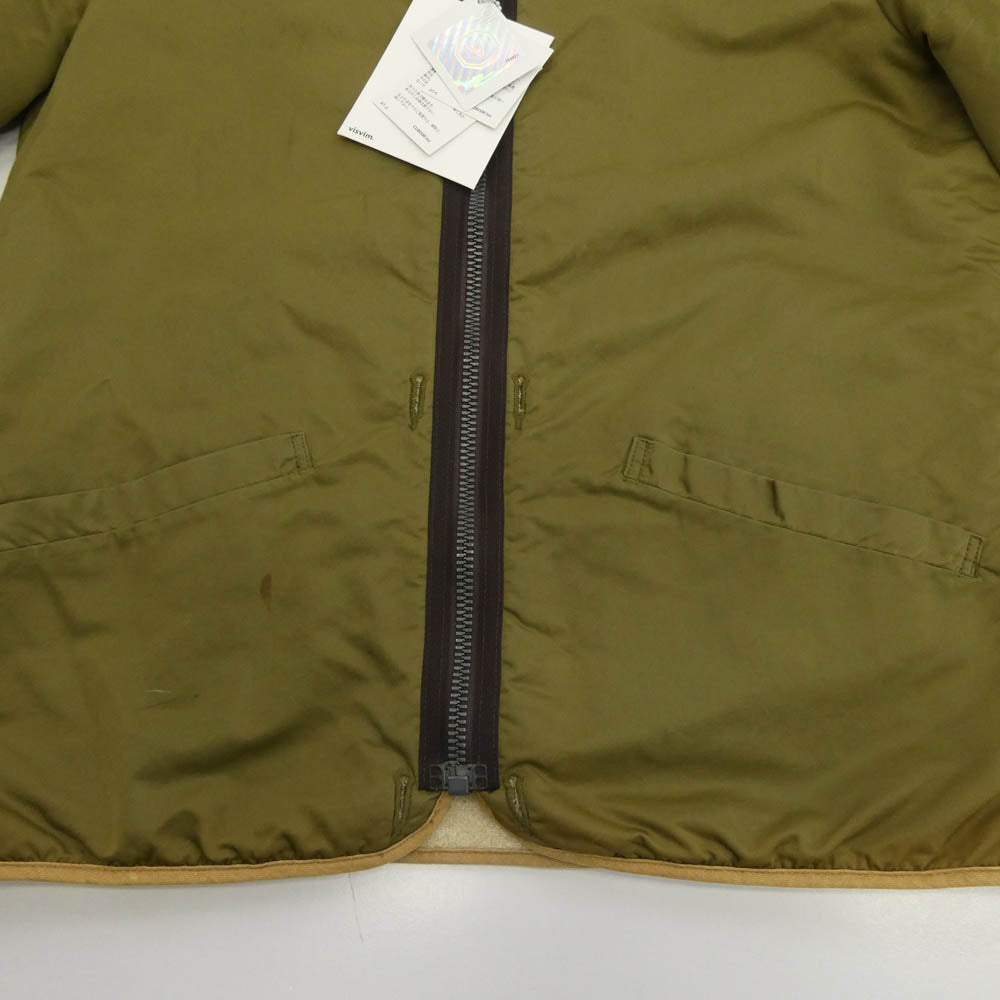 VISVIM ビズビム 15AW 0115205013031 IRIS LINER JKT アイリス リバーシブル ライナージャケット カーキ カーキ系 ベージュ系 2【中古】