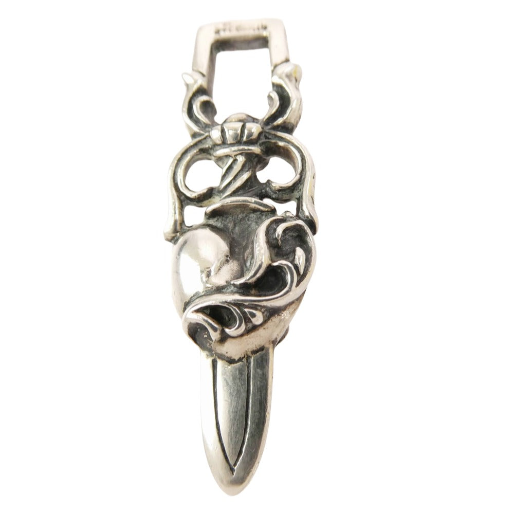 CHROME HEARTS クロムハーツ（原本無） HEART DAGGER ハートダガー ペンダントトップ シルバー系【中古】