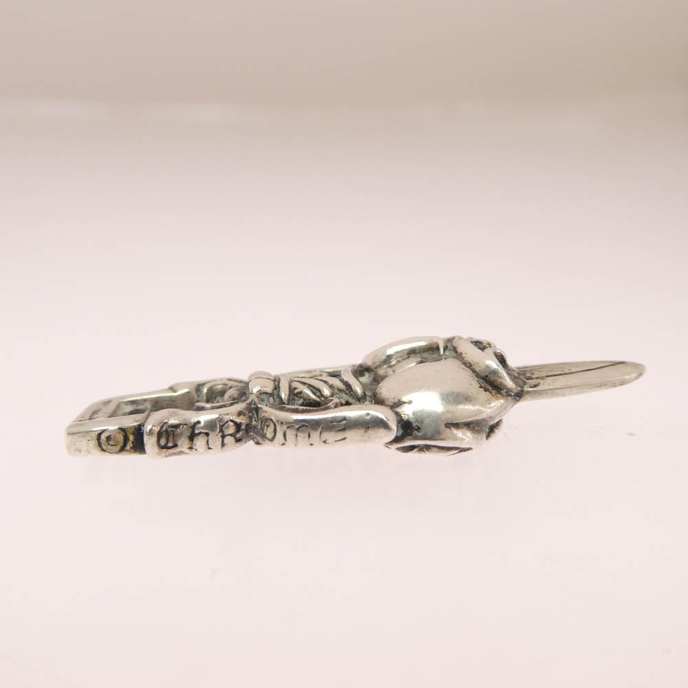 CHROME HEARTS クロムハーツ（原本無） HEART DAGGER ハートダガー ペンダントトップ シルバー系【中古】