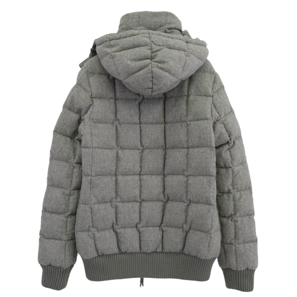 AKM エイケイエム DUVETICA デュベティカ WOOL SQUARE HOODED DOWN JKT ダウンジャケット グレー系 XL【中古】