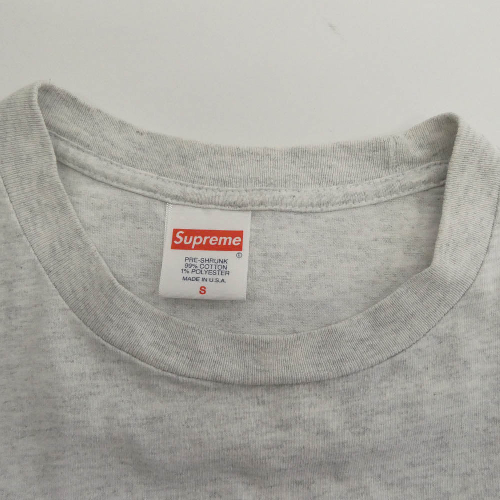 Supreme シュプリーム 20AW Balloons Tee バルーン ロゴ プリント 半袖 Tシャツ カットソー グレー系 S【中古】