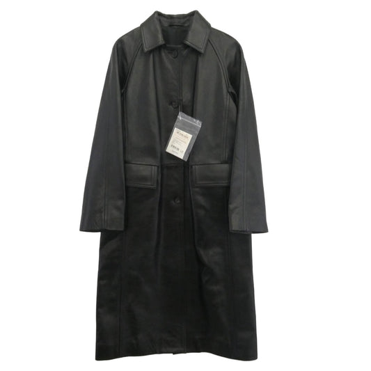 トーテム 234-WRTWOU052-LE0007 ラグランスリーブ レザー コート ブラック系 34【中古】