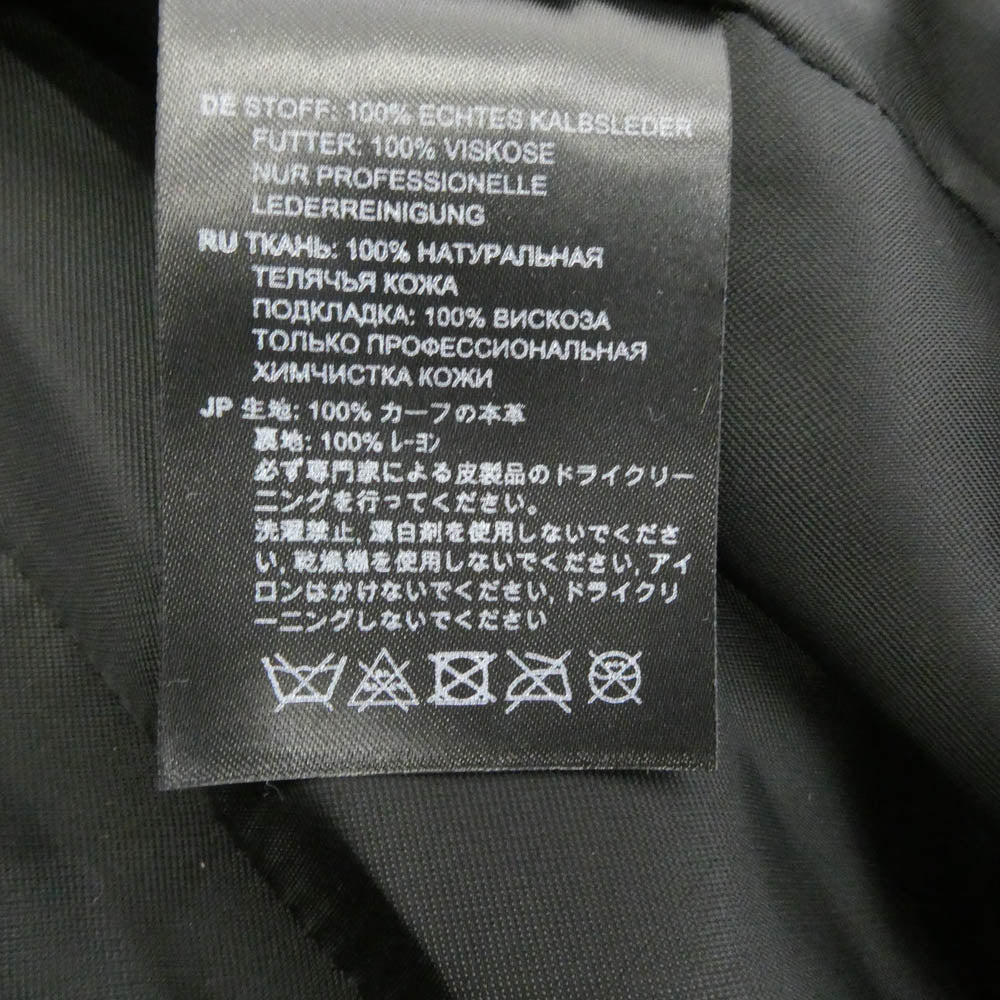 トーテム 234-WRTWOU052-LE0007 ラグランスリーブ レザー コート ブラック系 34【中古】