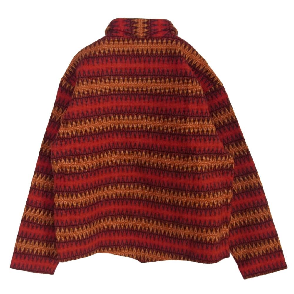 TENDERLOIN テンダーロイン 14AW T-INDIAN JKT インディアン ネイティブ 総柄 ウール ニット ジャケット マルチカラー系 L【中古】 TENDERLOIN テンダーロイン T-INDIAN PULLOVER JKT インディアン