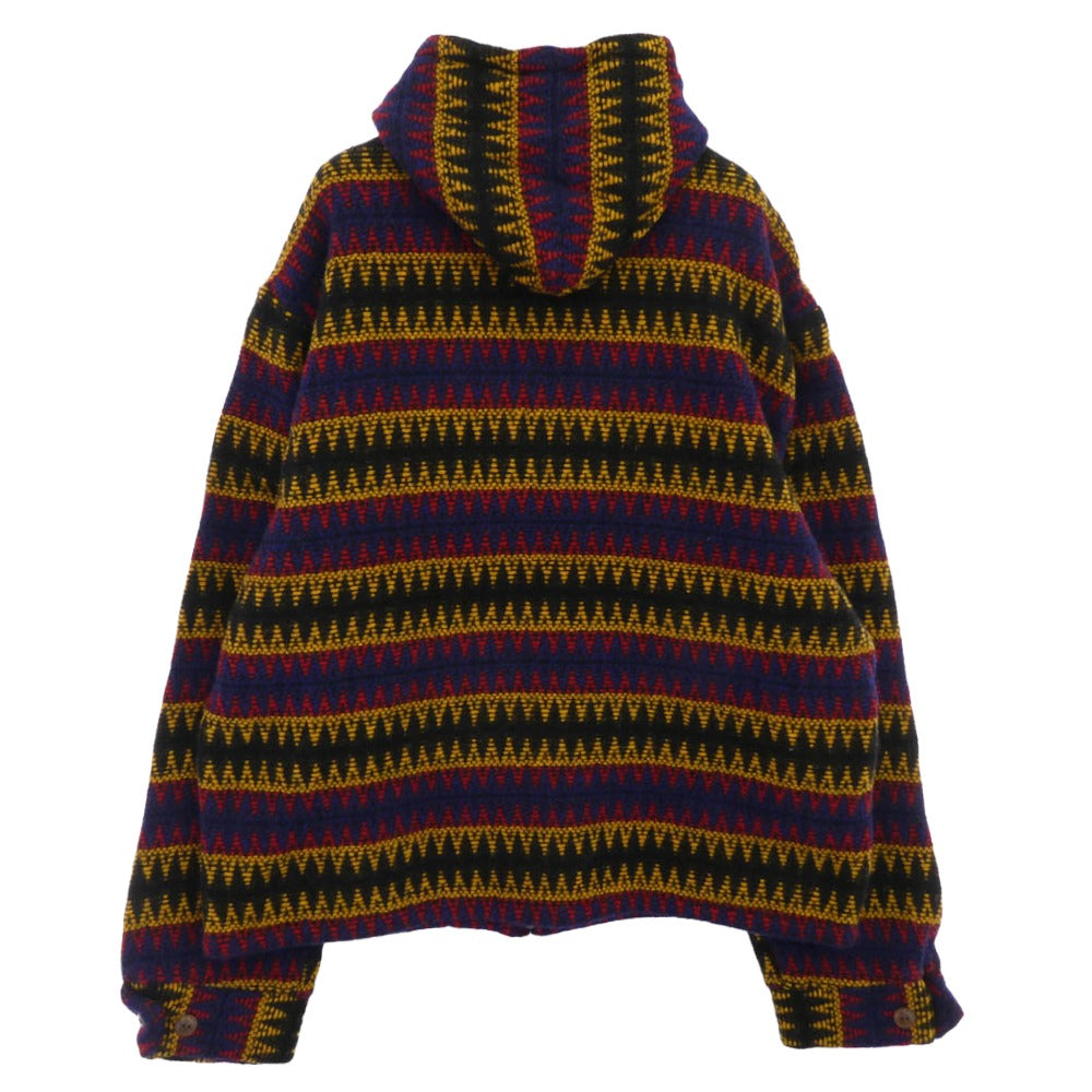 TENDERLOIN テンダーロイン 15AW T-INDIAN PARKA ZIP インディアン ジップアップ ニット パーカ ジャケット M【美品】【中古】