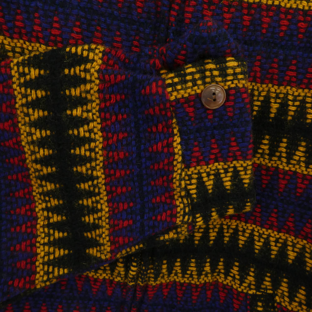 TENDERLOIN テンダーロイン 15AW T-INDIAN PARKA ZIP インディアン ジップアップ ニット パーカ ジャケット M【美品】【中古】