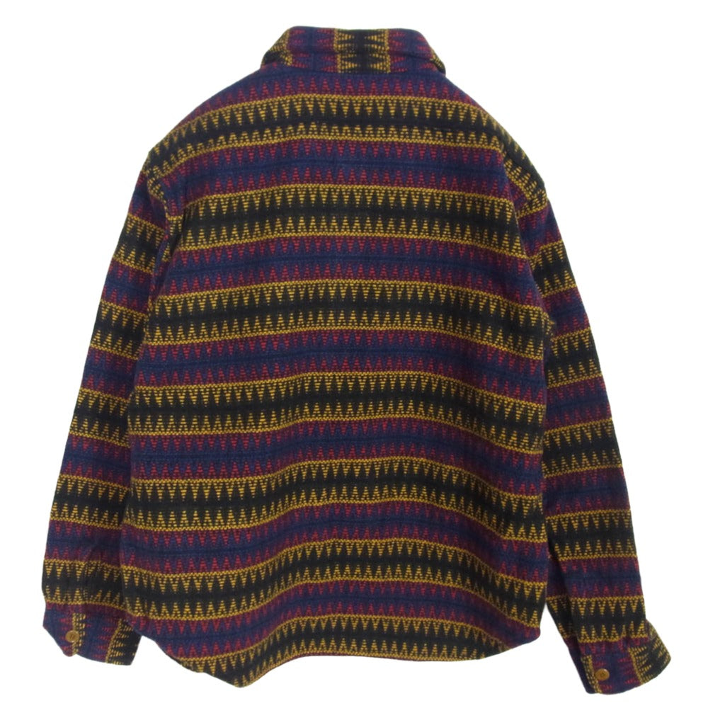 TENDERLOIN テンダーロイン 14SS T-INDIAN CPO JKT インディアン ネイティブ 総柄 ジャケット ネイビー系 M【美品】【中古】