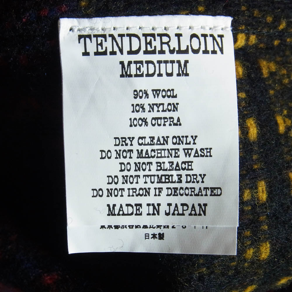 TENDERLOIN テンダーロイン 14SS T-INDIAN CPO JKT インディアン ネイティブ 総柄 ジャケット ネイビー系 M【美品】【中古】