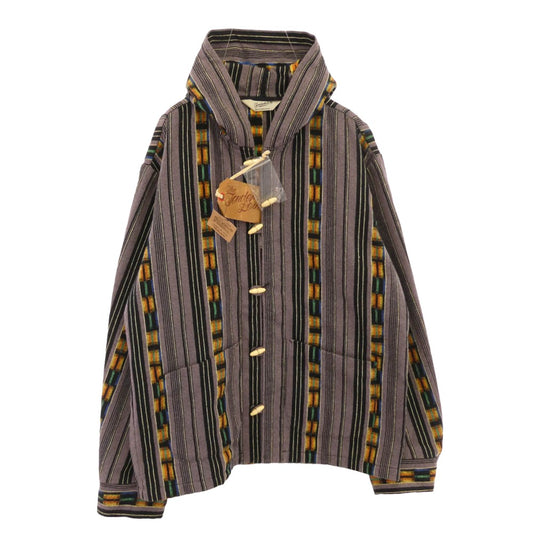 TENDERLOIN テンダーロイン 15SS T-GTM PARKA グアテマラ柄 トグルボタン パーカー フーディー グレー系 M【美品】【中古】