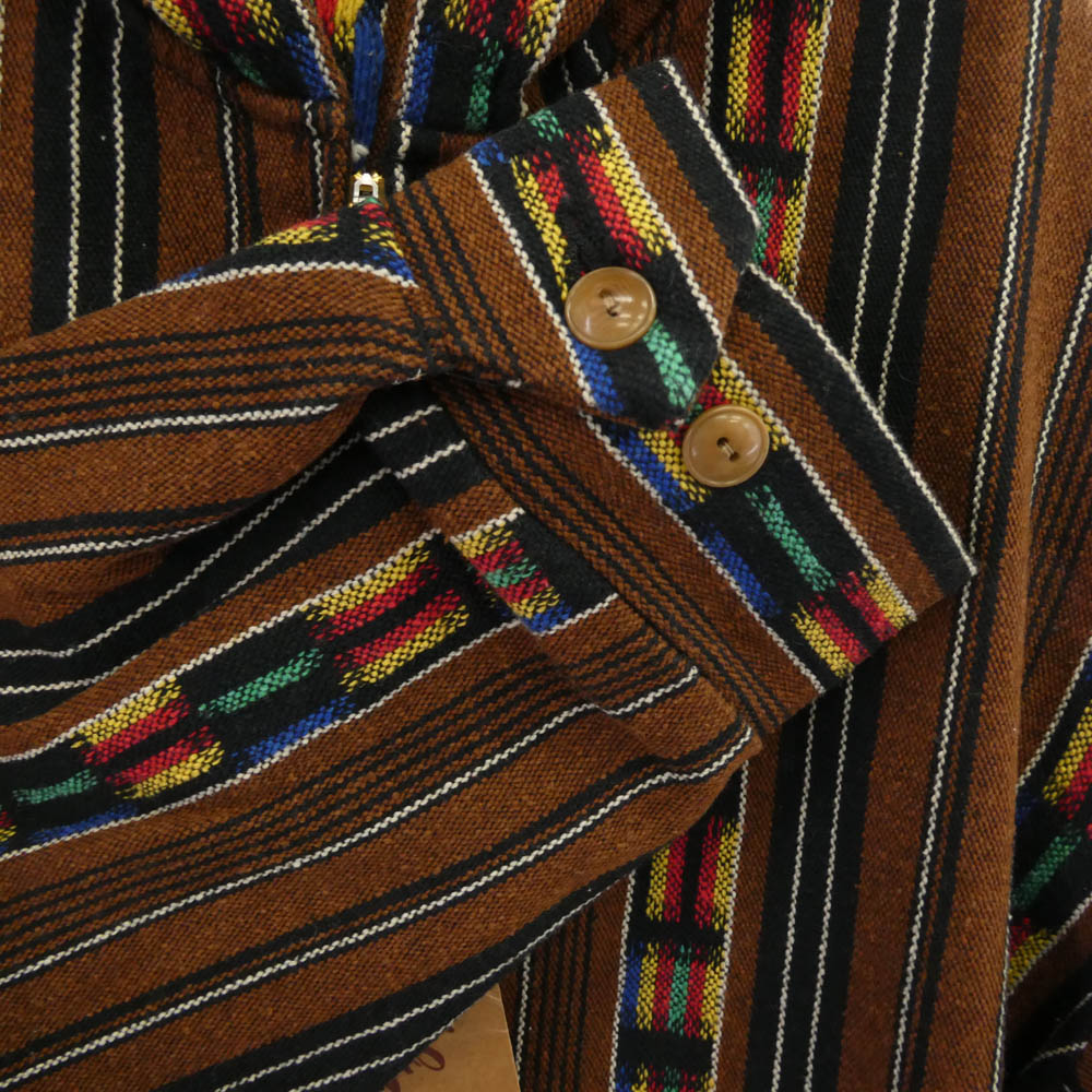 TENDERLOIN テンダーロイン 14SS T-GTM PARKER ZIP ネイティブ ジップアップ ジャケット フーディ TALON ZIP BROWN ブラウン系 M【美品】【中古】