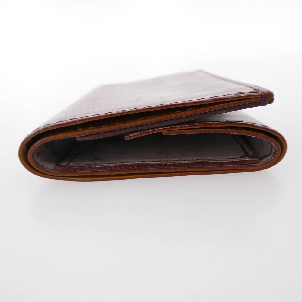エムピウ STRACCIO SUPERIORE ストラッチョ スペリオーレ 財布 ボルドー系【美品】【中古】