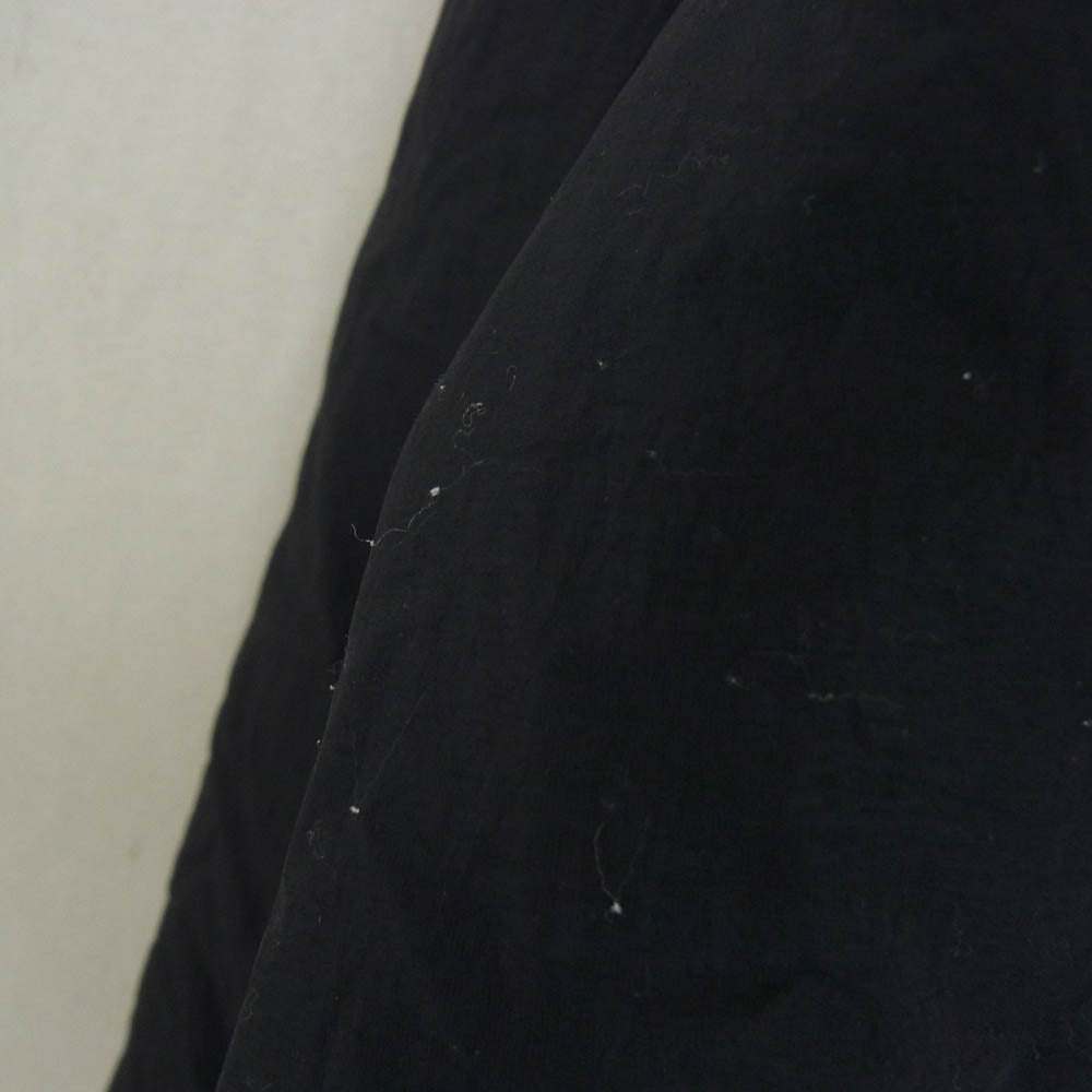 シュマリ Thinsulate PUFFER JACKET ロゴ刺繍 シンサレート パファー 中綿 ナイロン ジャケット ブラック系 2【中古】