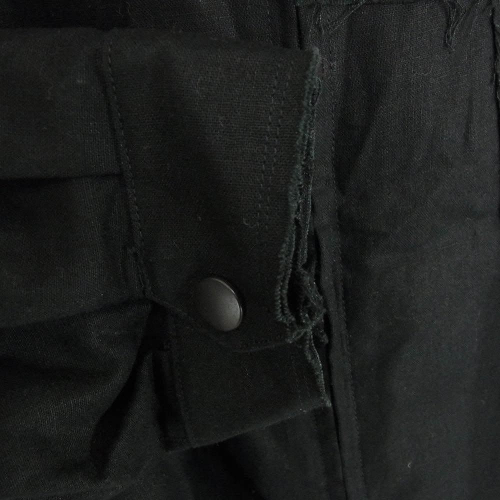 ANCELLM アンセルム ANC-JK08-EX GARDEN ガーデン別注 PATCHWORK BLOUSON EX パッチワーク ブルゾン フルジップ ショート ジャケット ブラック系 OS【中古】